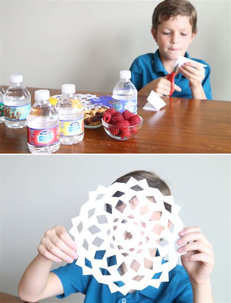 How to make big paper snowflakes for christmas holiday decor. how to cut snowflakes {video tutorial + free templates ...