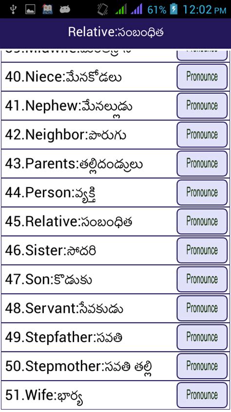 Maybe you would like to learn more about one of these? Word Book English to Telugu - Android Apps on Google Play