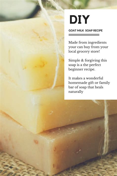 Simple Goats Milks Soap Recipe That You Can Do Your Self This Is A