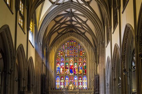 Interior Of Trinity Cathedral Manhattan New York City