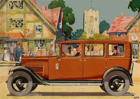 Austin Cars Vintage Advertising 1930s Print by ...