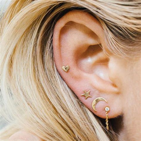 How To Style 3 Ear Piercings Piercing Studio