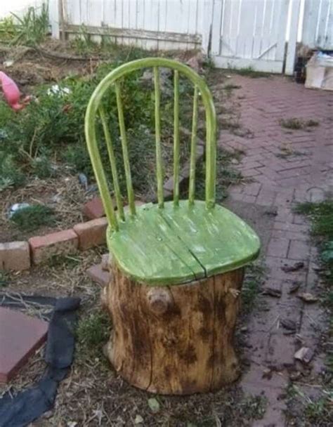 Tree Stump Garden Chair Creative Ads And More