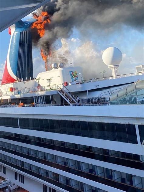 Carnival Cruise ship catches fire in Turks and Caicos
