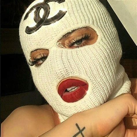 Gangsta Ski Mask Aesthetic Ski Mask🤮 Video Bad Girl Wallpaper Mask