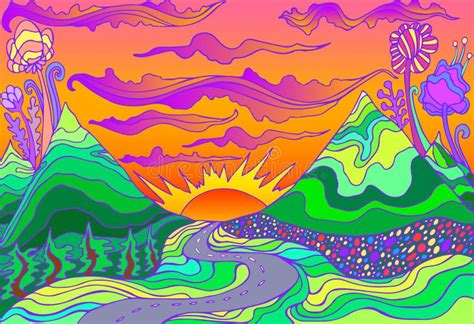 Psychedelic Stock Illustrations 244993 Psychedelic Stock