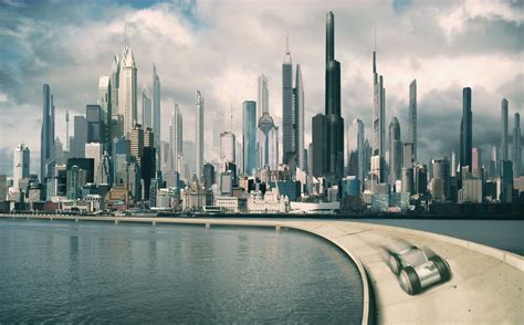 Future Futuristic City City Landscape Future City