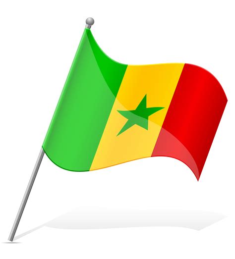 Flag Of Senegal Vector Illustration 516727 Vector Art At Vecteezy