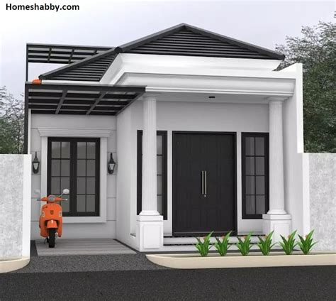 Desain Denah Rumah Minimalis Ukuran 6 x 15 Meter dengan Rooftop Terbuka