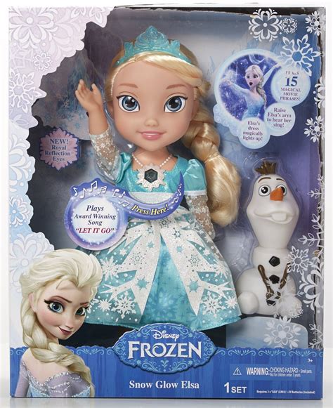 Snow Glow Singing Princess Elsa Frozen Toddler Doll Disney 3 Years