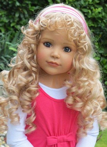 Masterpiece Doll Laura Blonde By Monika Peter Leicht Dolls Real Baby