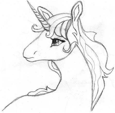 Unicorn Pencil Drawing At Getdrawings Free Download
