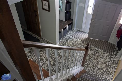 I painted the stairs, added some additional trim along the sides and beadboard wallpaper on the risers. The Best DIY Staircase Makeover & How You Can Do It Too ...