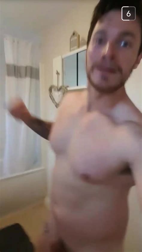 Naked Straight Lad Swinging His Cock Around On Snapchat