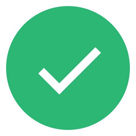Check Complete Done Green Success Valid Icon Free Download