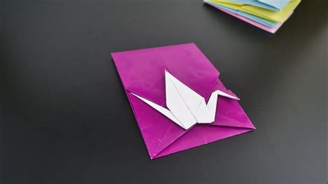 Origami Crane Envelope Tsuru Envelope Instructions In English Br