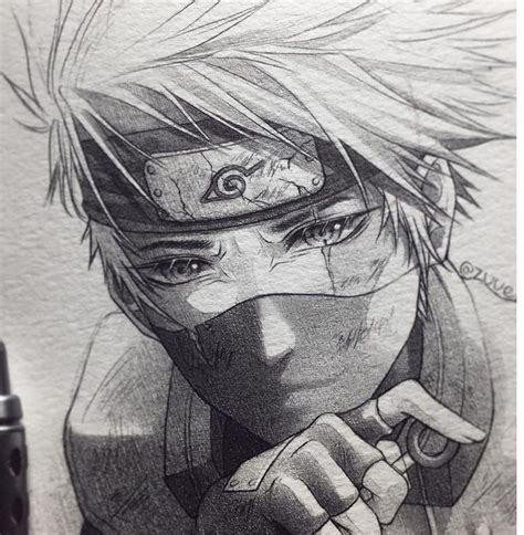 Kakashi Cool Naruto Drawings