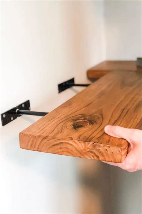 Solid Wood Floating Shelves Diy Image To U