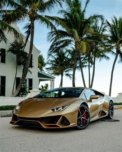 Gold Lamborghini Miami Wallpaper Supercars Luxurycars