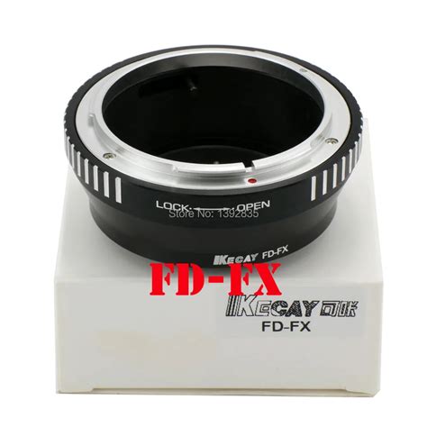 kecay high precision fd fx aluminum alloy for canon fd mount lens adapter ring for fujifilm fx x