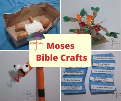 Moses Bible Crafts For Kids