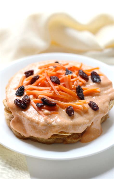 Let carrot cake loaf sit at room temperature and cool completely before frosting. Carrot Cake Pancakes with Carrot Cream Frosting (Gluten ...