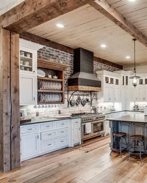 Rustic Farm Kitchen Farmhouse Kitchen Design Kitchen Style