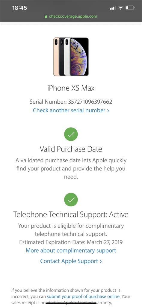 Go to apple's warranty coverage checker website. Warranty Check - Apple Community