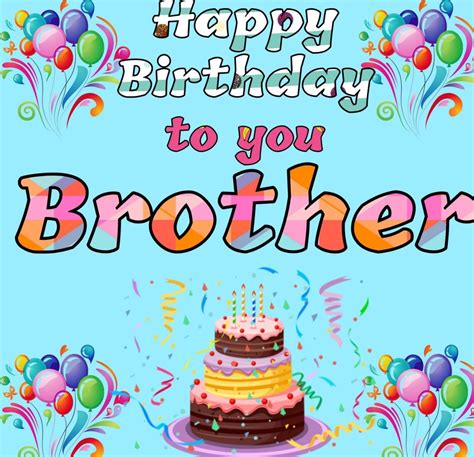 Birthday Wishes For Brother With Images
