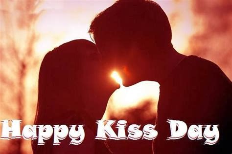 Happy Kiss Day Kissing Couple Picture