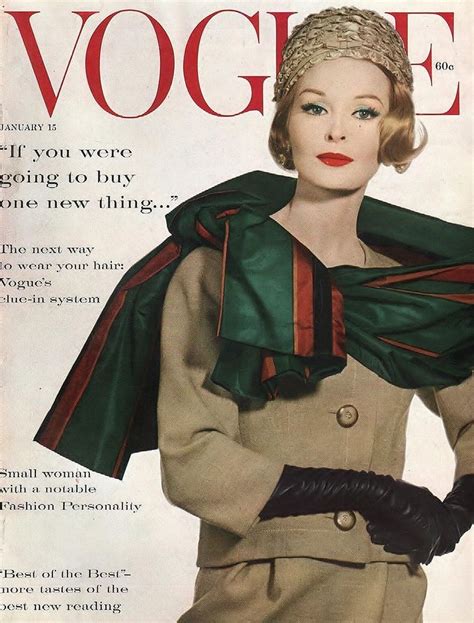 Cover Photographed By Irving Penn December 1959 Vintage Vogue Covers