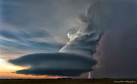 Fine Art Print Of The Most Amazing Supercell By Jeremyholmesart