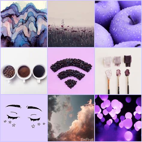 Purple Aesthetic Moodboards Moodboard Mood Boards Purple Clouds
