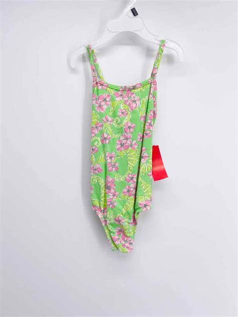 Kids Lilly Pulitzer Size 2 Bathing Suit Babies In Bloom And Blooming