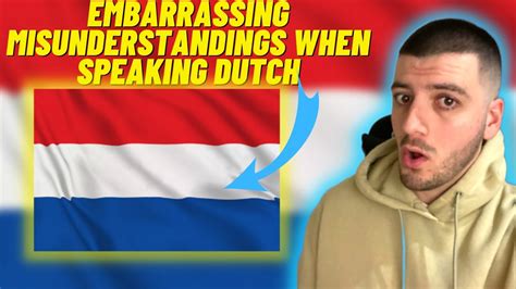 Embarrassing Misunderstandings When Speaking Dutch British Reaction Youtube