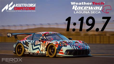 Assetto Corsa Competizione Laguna Seca Hotlap Porsche