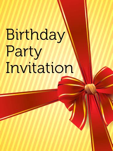 birthday party invitation card birthday greeting cards