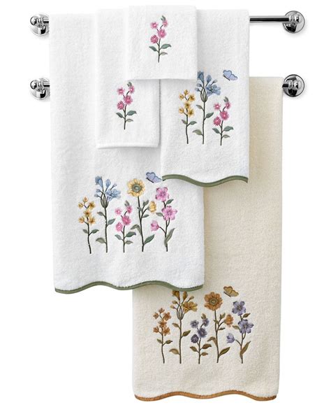 avanti bath towels premier country floral 13 square washcloth towel embroidery designs