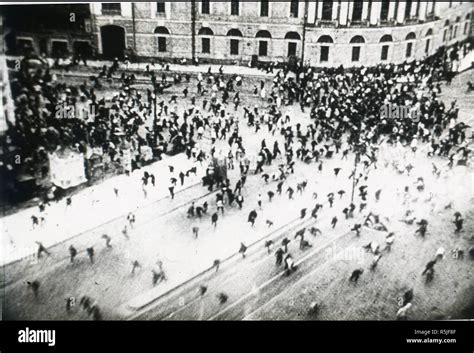 Scene from the film "October: Ten Days That Shook the World" by Sergei