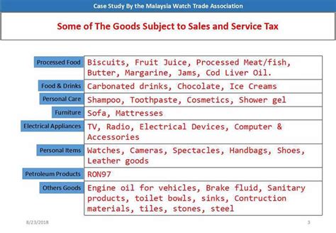 Sales tax required to be accounted at the time when the goods are sold, disposed or first. Malaysia Sales and Services Tax | SST | MWTA