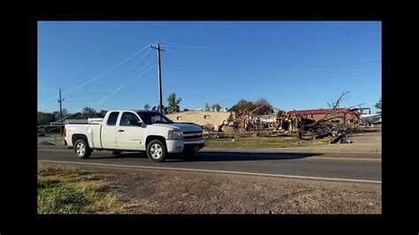 Nov Tornado Outbreak Damage Idabel Oklahoma Youtube