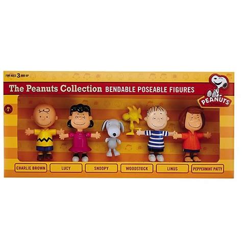 Peanuts Bendable Figures Boxed Set Entertainment Earth