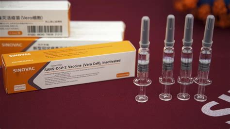 The coronavac vaccine, developed by sinovac. More than 1m people get Sinovac's COVID-19 vaccine jabs in ...