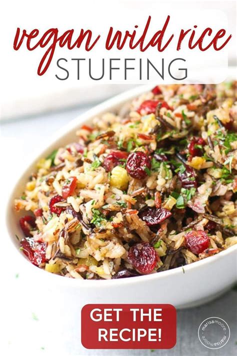 Wild rice stuffing for thanksgiving. Vegan Wild Rice Stuffing | Recipe | Rice stuffing recipes ...