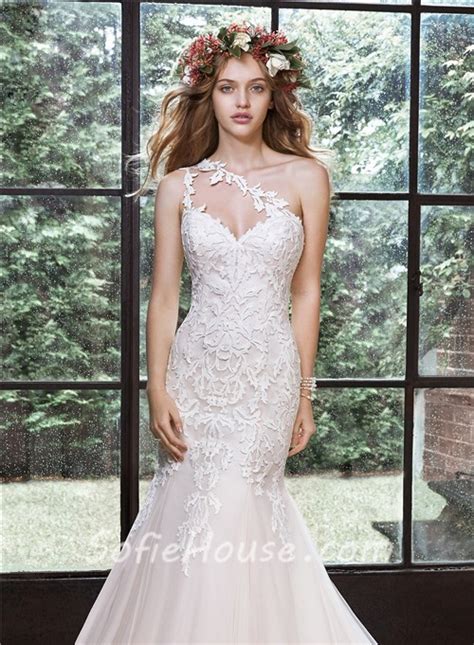 Buy cheap trumpet wedding dresses online at veaul.com today! Princess Mermaid One Shoulder Tulle Lace Wedding Dress ...