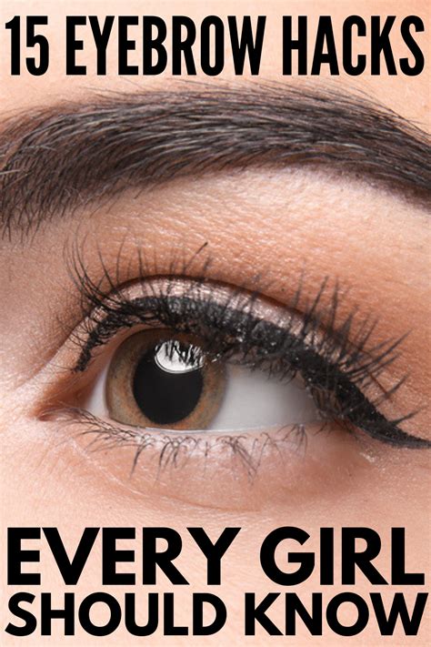 14 Eyebrow Hacks Every Girl Should Know Want To Know How To Get Beautiful Brows From The