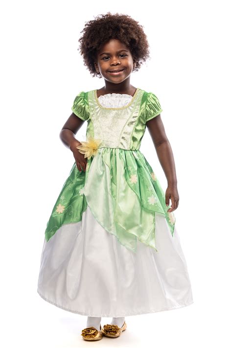 Frog Princess Tiana Replica Dress Up Costume