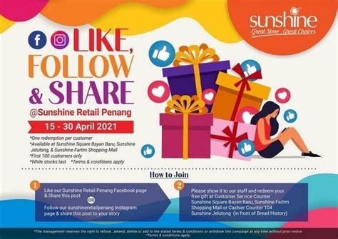 15 30 Apr 2021 Sunshine Like Follow And Share Contest