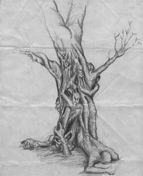 Human Tree By Lagorda Trees Art Drawing Human Tree Earth Drawings