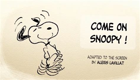 Come On Snoopy Peanuts Wiki Fandom